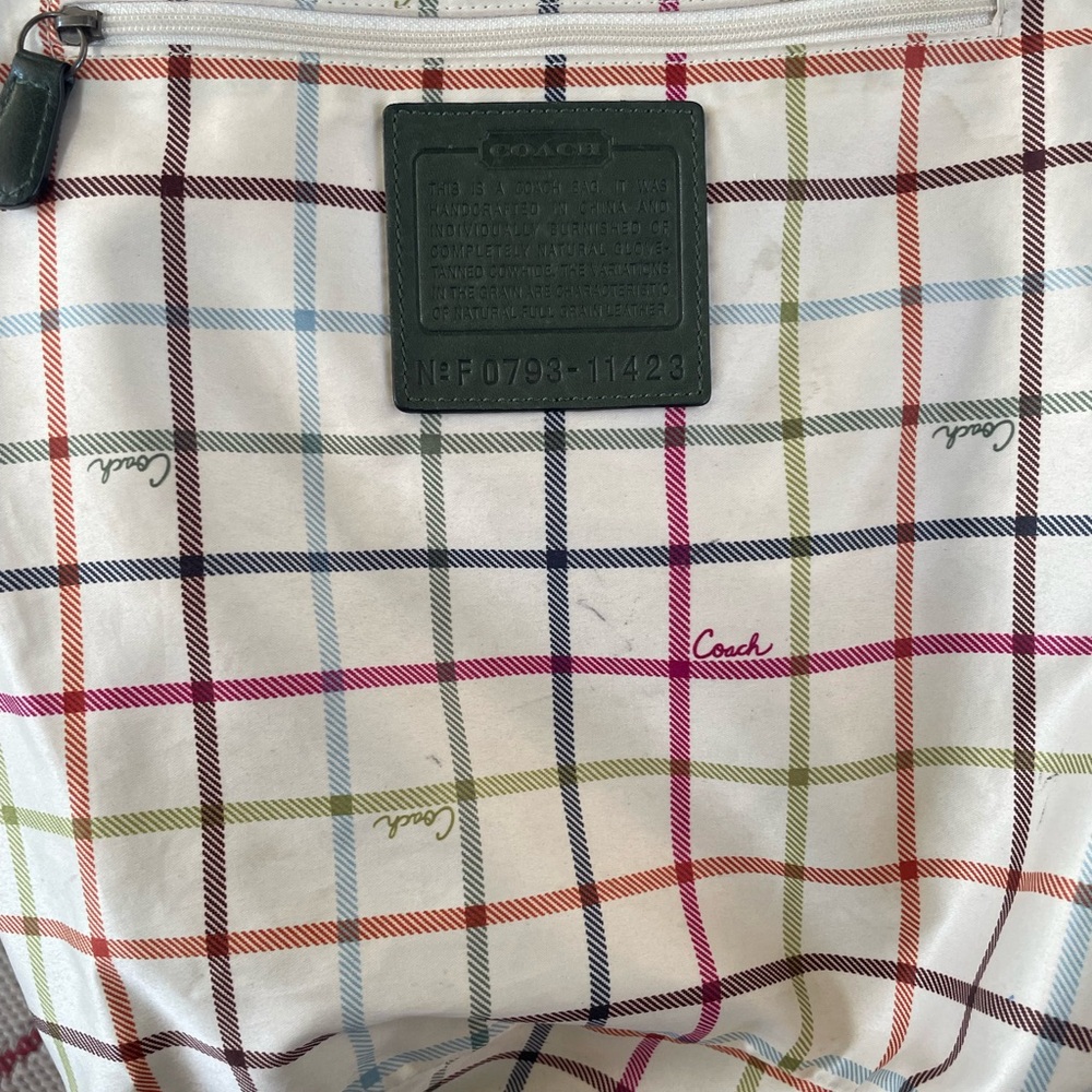 Coach Dark Green Shoulder Bag - Picture 12 of 15
